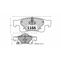 Pastillas GTX Gold Ceramic PF-C-D-1498-GTX Jeep