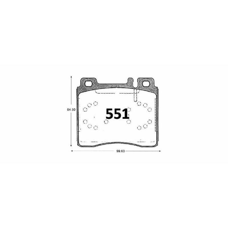 Pastillas GTX Classic PF-R-26-GTX Mercedes-Benz