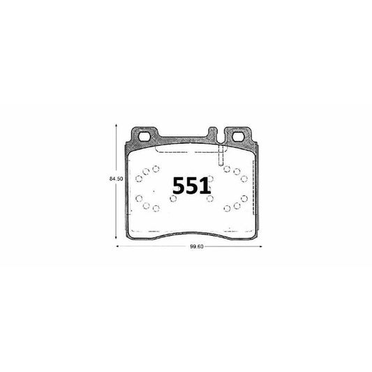 Pastillas GTX Classic PF-R-26-GTX Mercedes-Benz