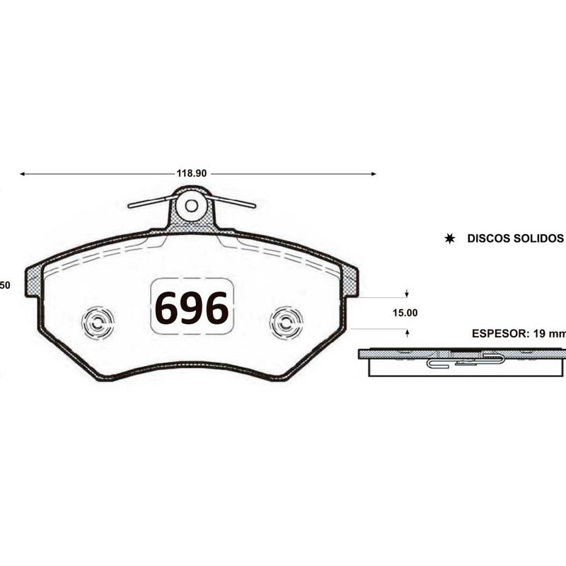 Pastillas GTX Classic PF-D-290B-GTX Volkswagen