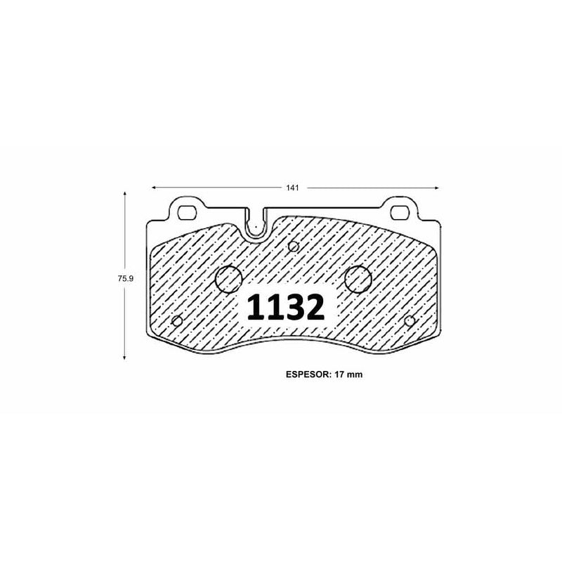 Pastillas GTX Classic PF-D-1223-GTX Mercedes-Benz