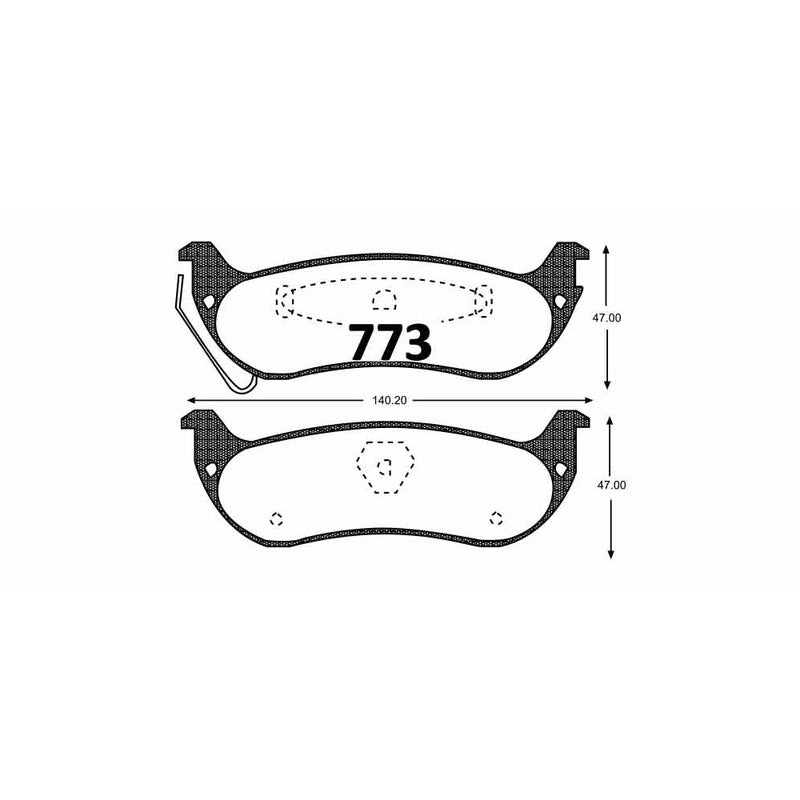 Pastillas GTX Platinum PF-GTX-D-998 Jeep