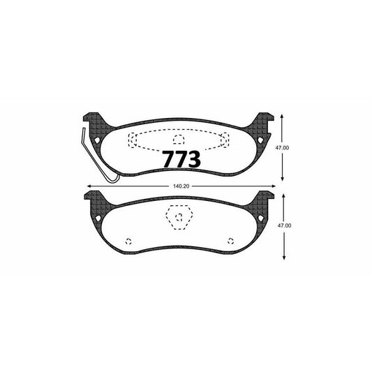 Pastillas GTX Platinum PF-GTX-D-998 Jeep
