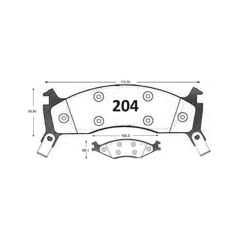 Pastillas GTX Classic PF-D-670-GTX Jeep