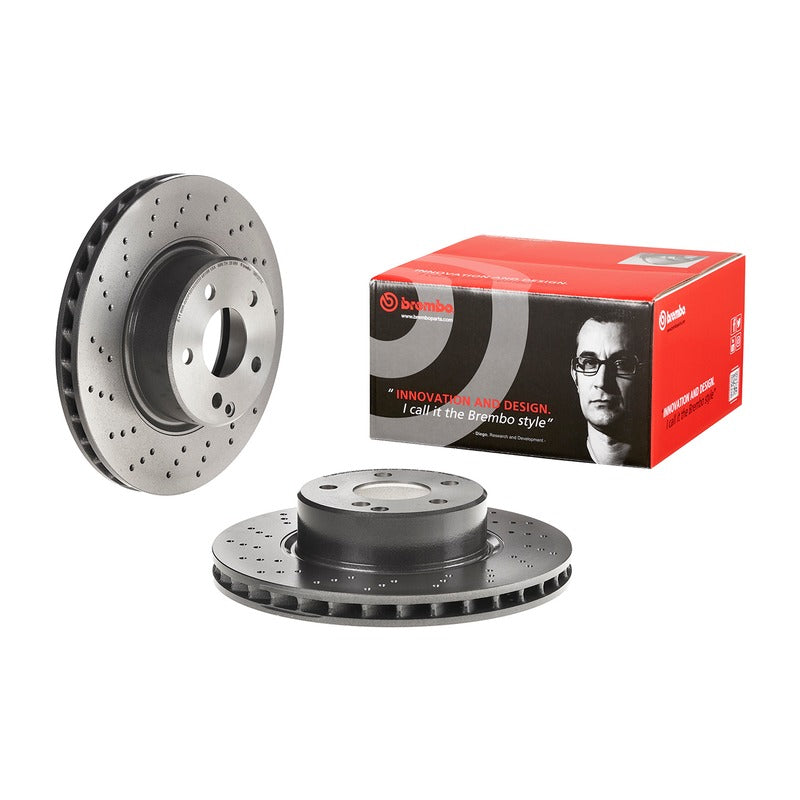 Par Discos Brembo DF-1375-BMO Mercedes-Benz