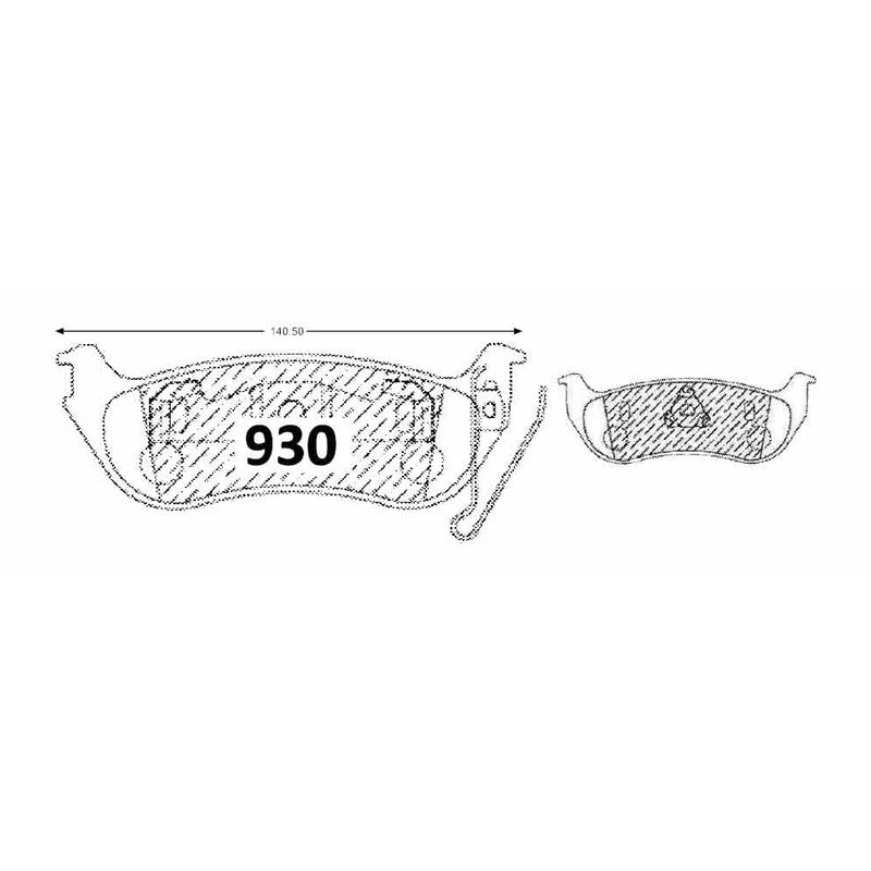 Pastillas Traseras GTX Classic PF-D-981-GTX Jeep Wrangler