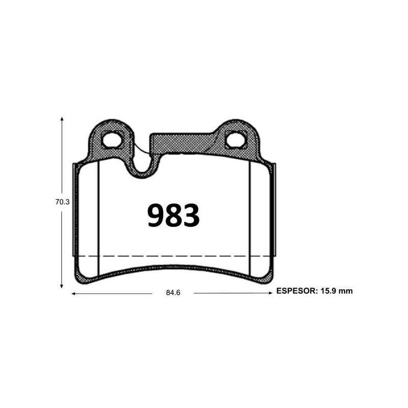 Pastillas GTX Classic PF-D-1277-GTX Volkswagen