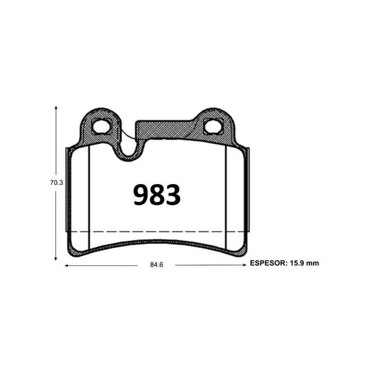Pastillas GTX Classic PF-D-1277-GTX Volkswagen
