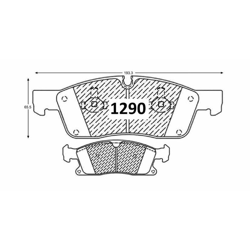 Pastillas GTX Gold Ceramic PF-C-D-1629-GTX Mercedes-Benz