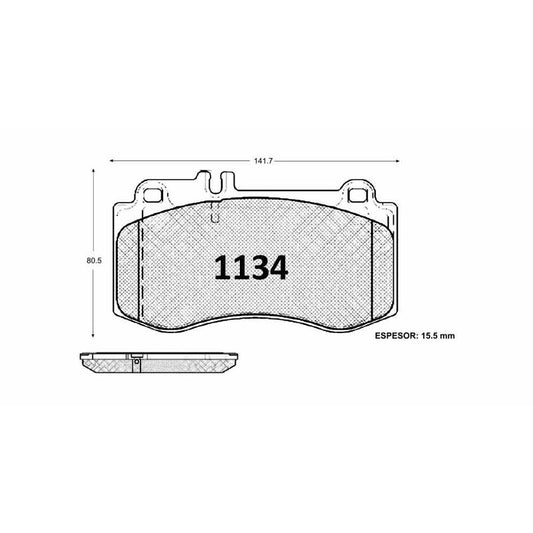 Pastillas GTX Classic PF-D-1420-GTX Mercedes-Benz