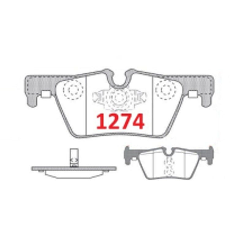Pastillas Delanteras GTX Silver Ceramic PF-SC-23470-GTX BMW