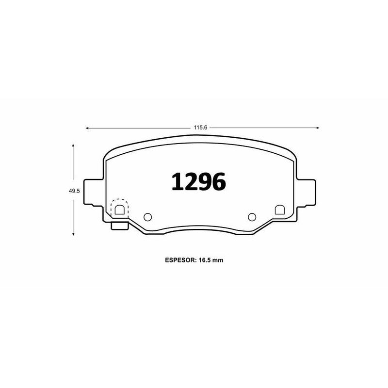 Pastillas GTX Platinum PF-GTX-D-1734 Jeep