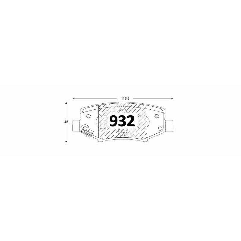 Pastillas GTX Gold Ceramic PF-C-D-1274-GTX Jeep