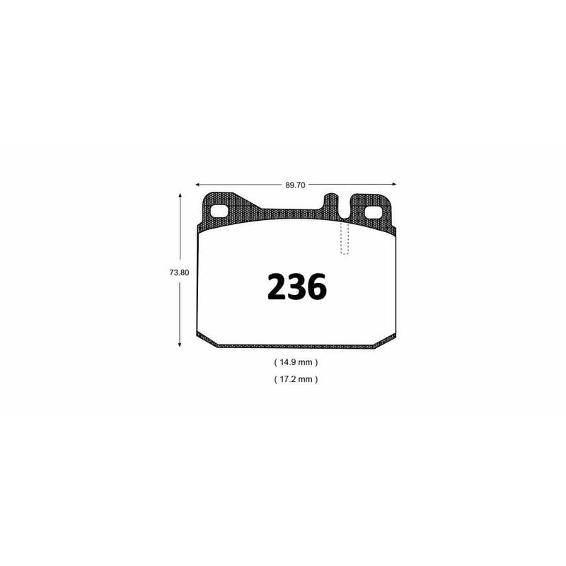 Pastillas GTX Classic PF-DP-698B-GTX Mercedes-Benz