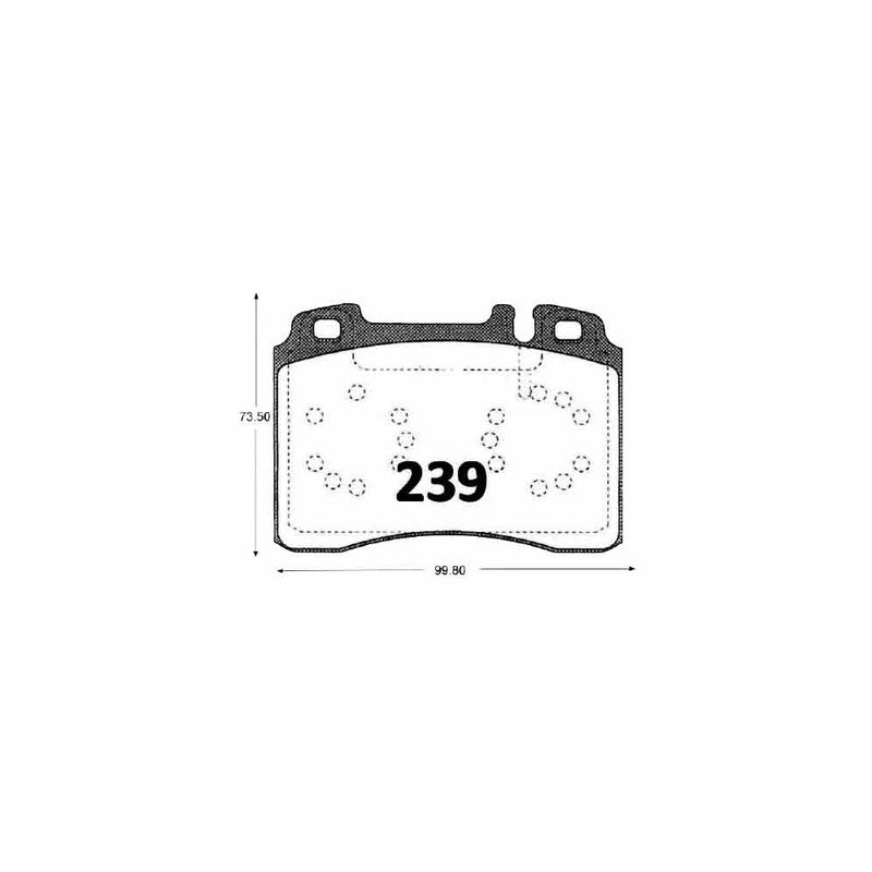 Pastillas GTX Classic PF-D-561-GTX Mercedes-Benz