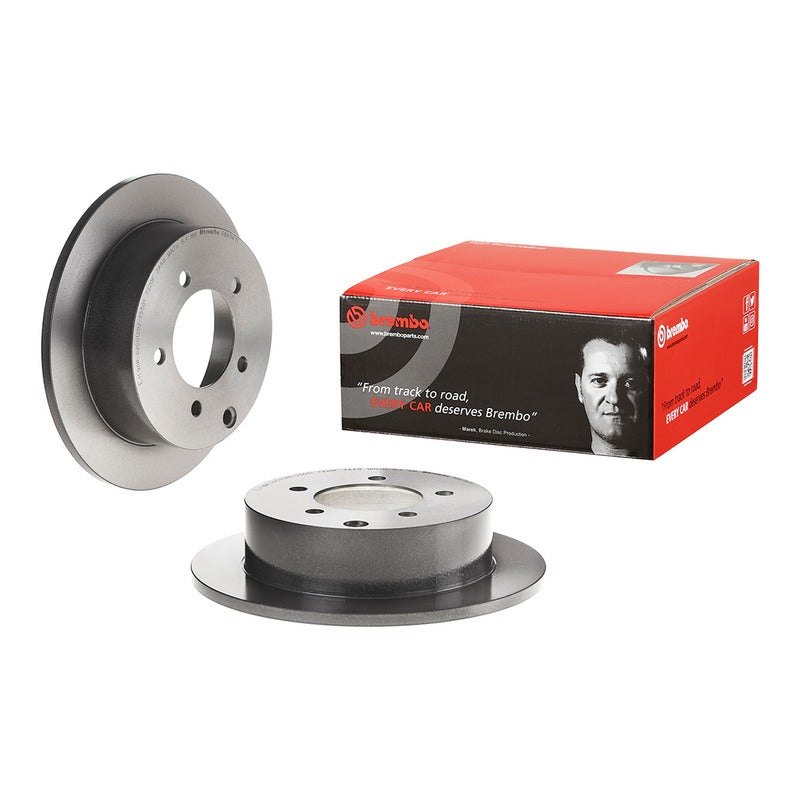 Par Discos Traseros Brembo DF-698-BMO Jeep Compass Patriot 2007-2016