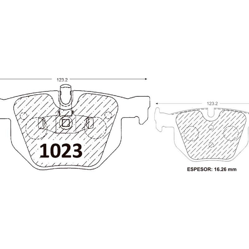 Pastillas Traseras Textar PF-D-1170-X BMW