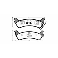 Pastillas GTX Platinum PF-GTX-D-666 Jeep