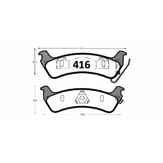 Pastillas GTX Platinum PF-GTX-D-666 Jeep
