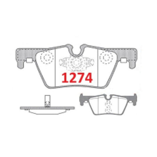 Pastillas Traseras GTX Silver Ceramic PF-SC-0622-GTX BMW