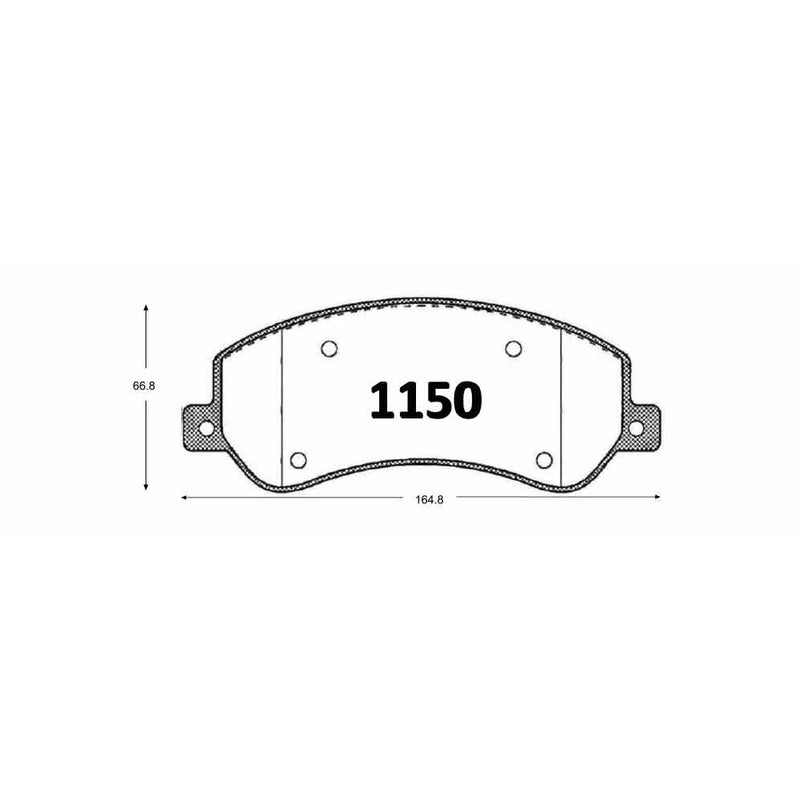 Pastillas GTX Gold Ceramic PF-C-0379-GTX Volkswagen