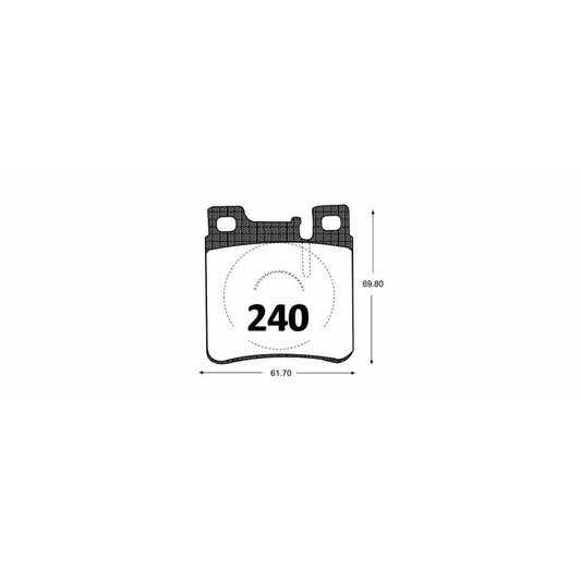 Pastillas GTX Classic PF-D-603-GTX Mercedes-Benz