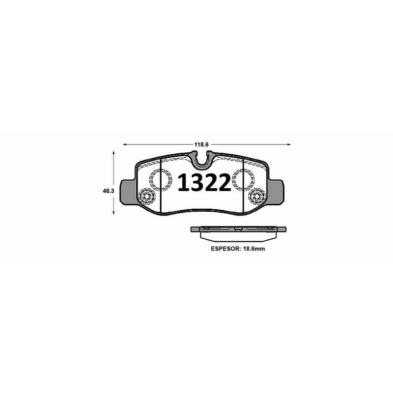 Pastillas GTX Gold Ceramic PF-C-21624-GTX Mercedes-Benz