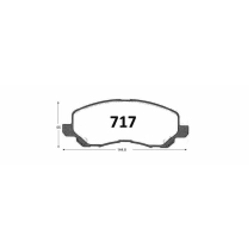 Pastillas Traseras AB Friction PF-D-866-AB Jeep Compass Patriot