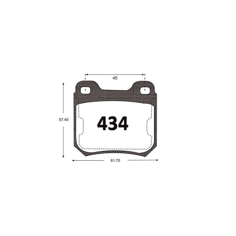 Pastillas GTX Classic PF-28210-GTX Mercedes-Benz