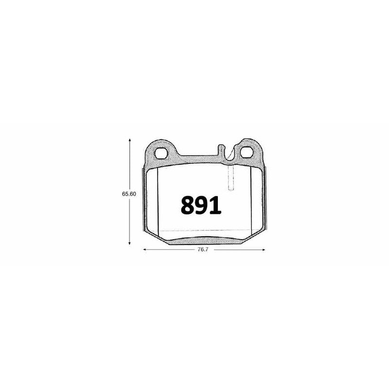 Pastillas GTX Classic PF-R-260-GTX Mercedes-Benz