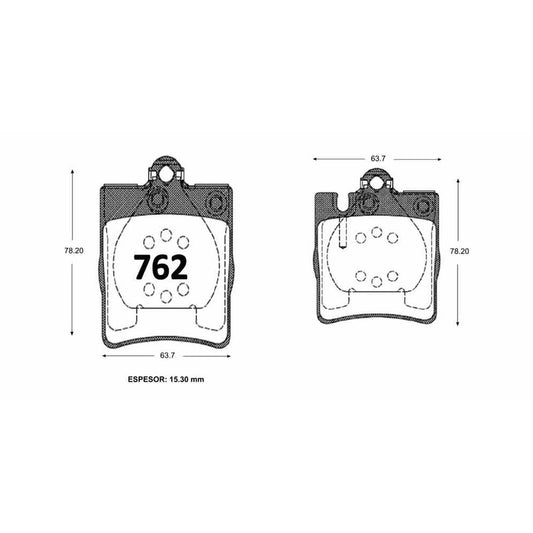 Pastillas GTX Classic PF-R-218-GTX Mercedes-Benz