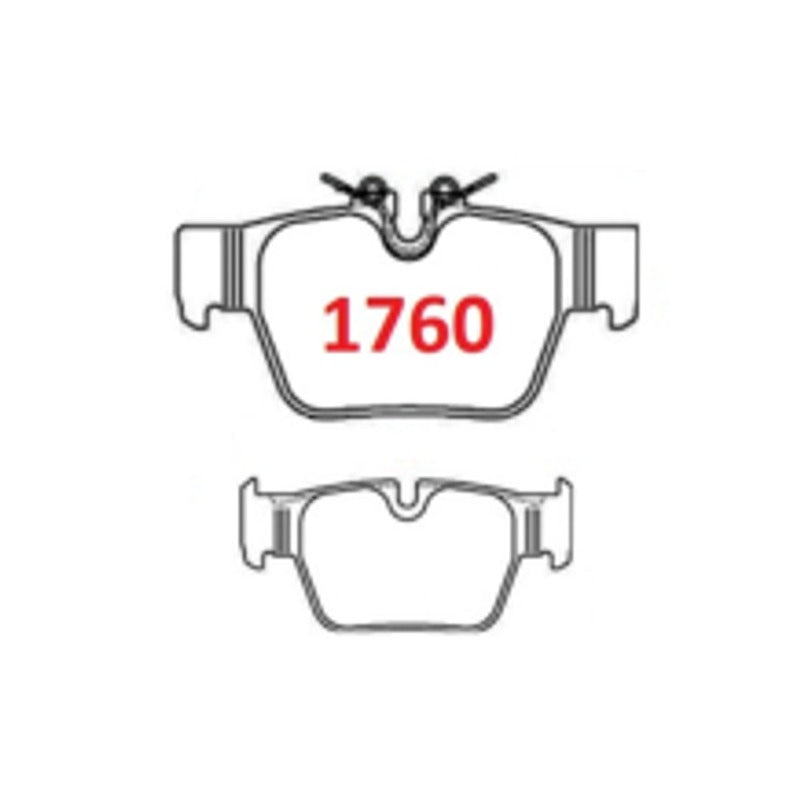 Pastillas Traseras Brembo PF-C-29310-BMO BMW