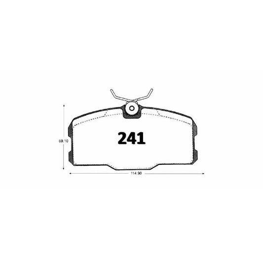 Pastillas GTX Classic PF-20751-GTX Mercedes-Benz