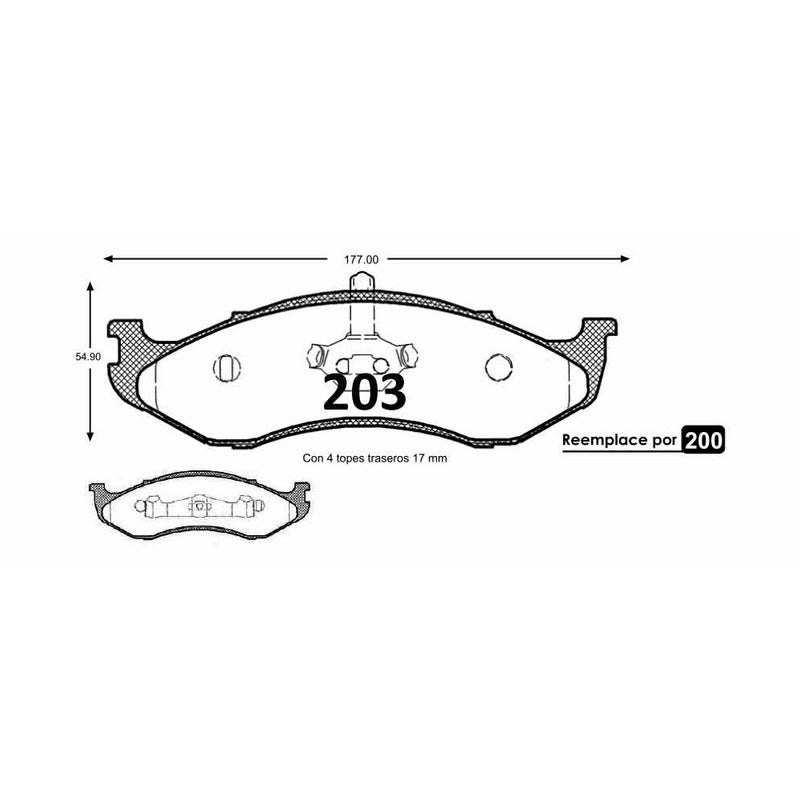 Pastillas GTX Classic PF-D-712-GTX Jeep