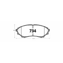 Pastillas AB Friction PF-8250-AB Ford