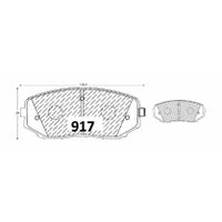 Pastillas AB Friction PF-D-1258-AB Ford