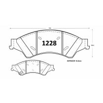 Pastillas AB Friction PF-D-1676-AB Ford