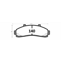 Pastillas AB Friction PF-D-652-AB Ford