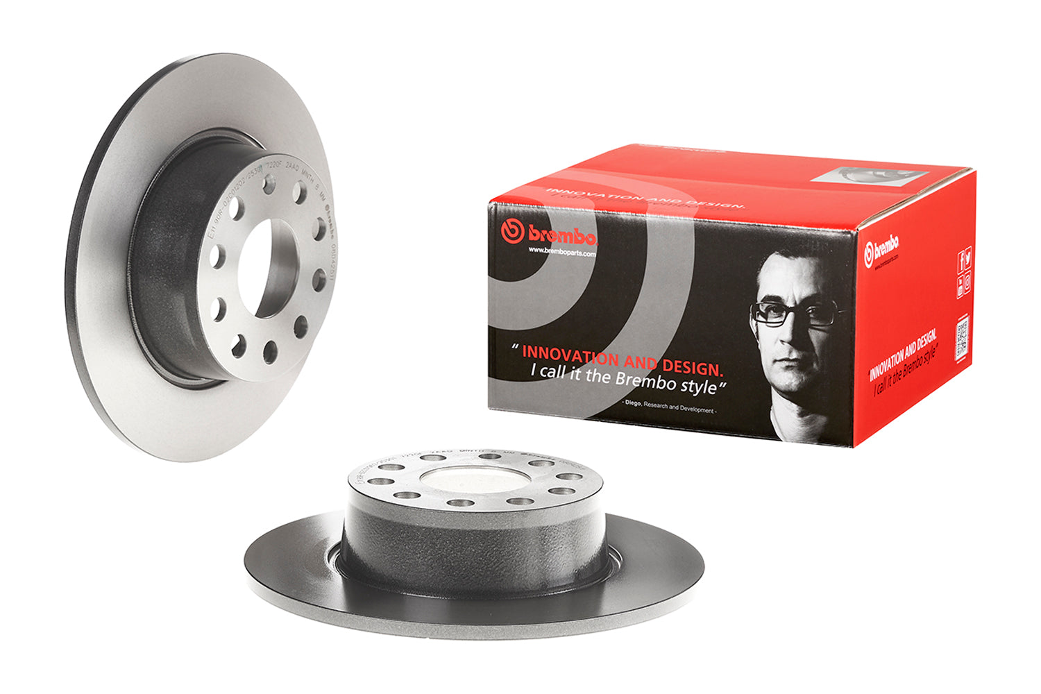 Par Discos Brembo DF-1117-BMO Audi