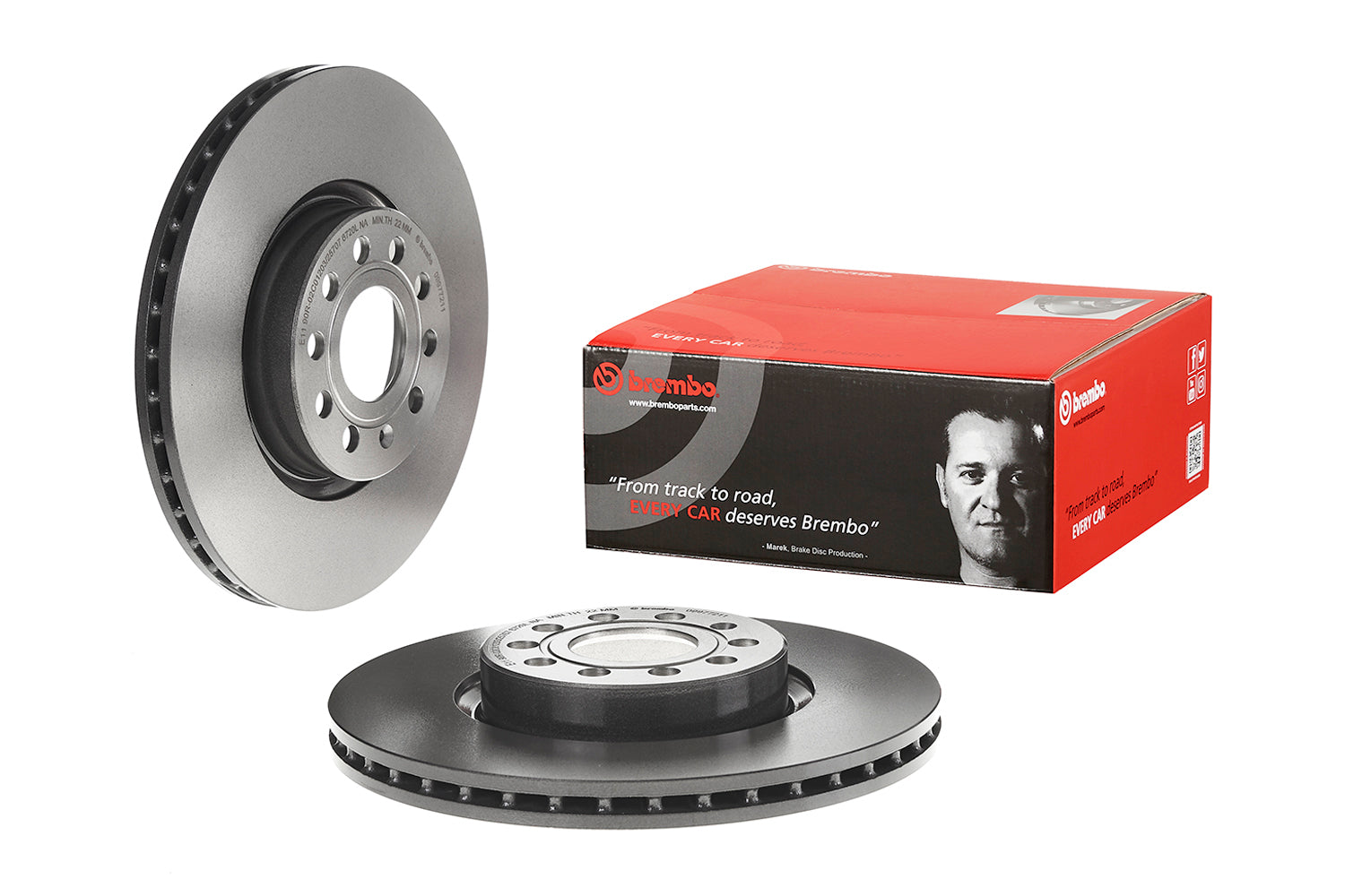 Par Discos Brembo DF-201-BMO Audi