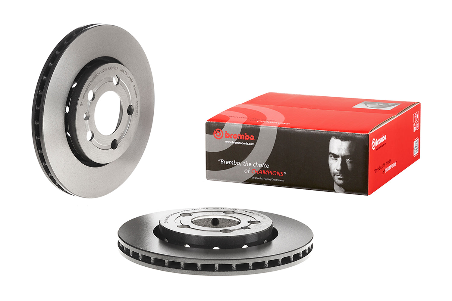 Par Discos Brembo DF-134-BMO Audi