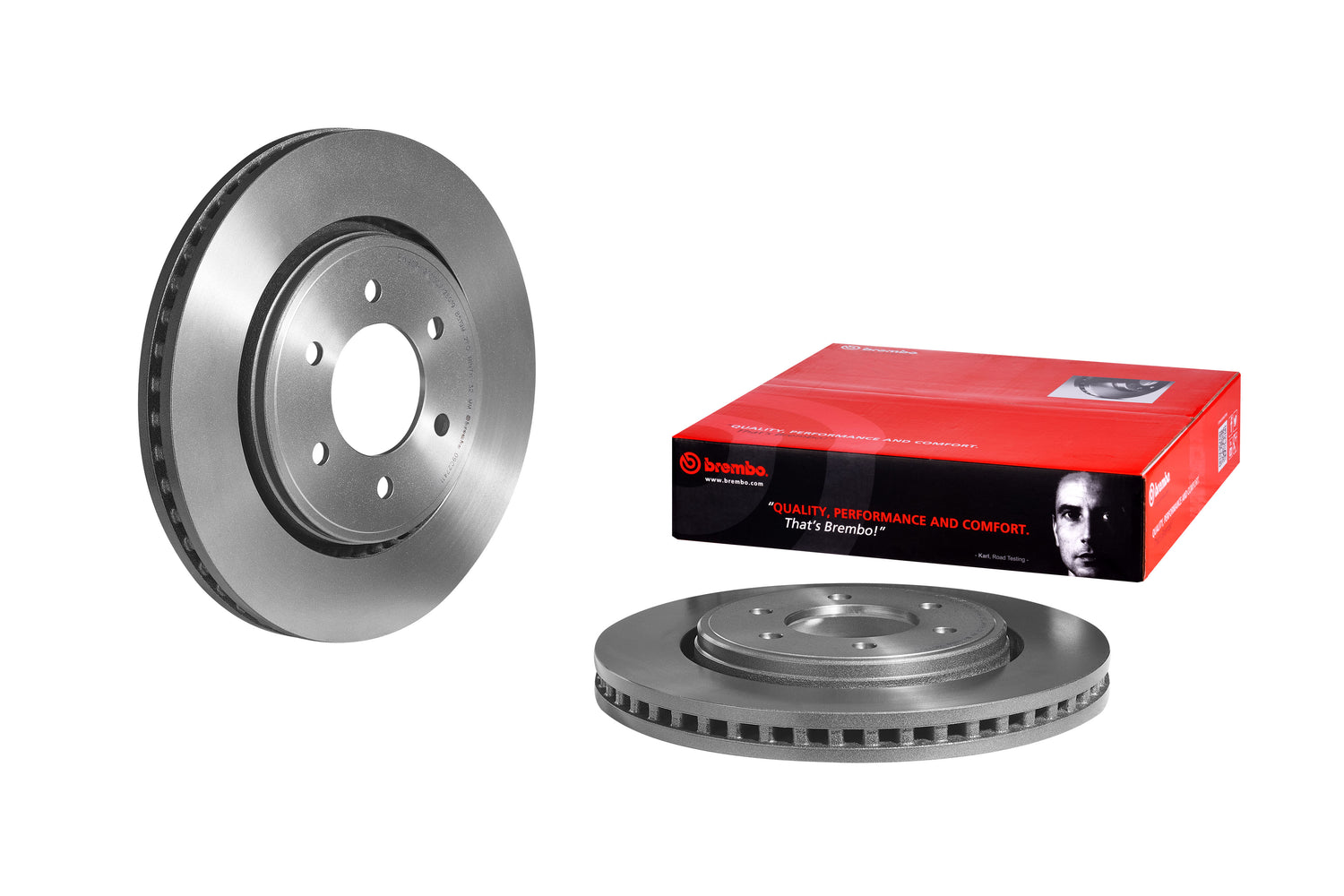Par Discos Brembo DF-354-BMO Ford