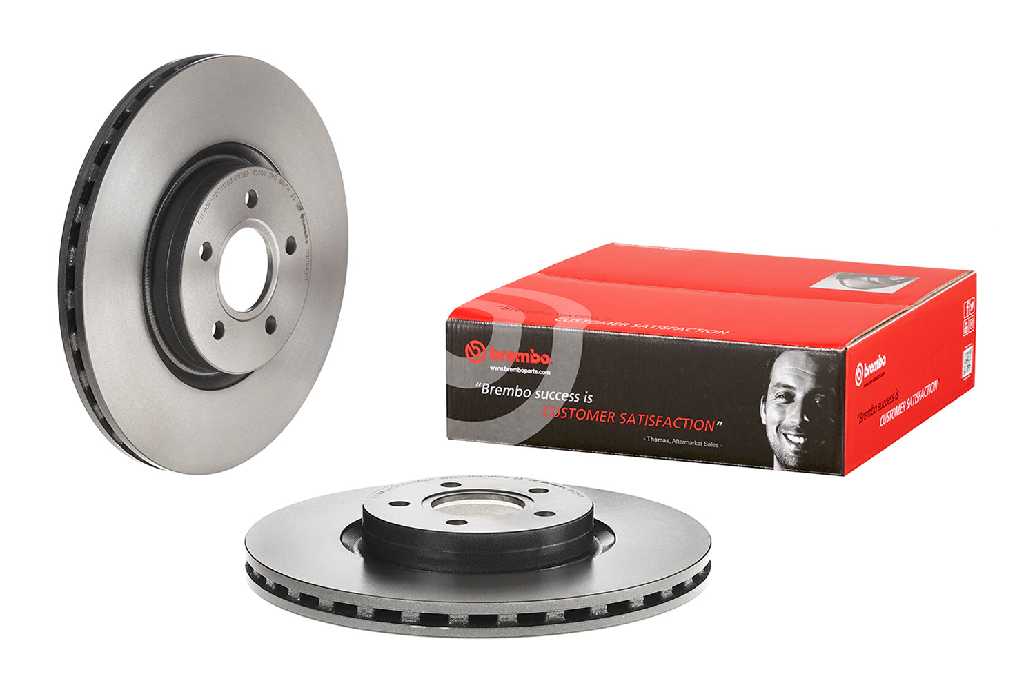 Par Discos Brembo DF-1042-BMO Ford