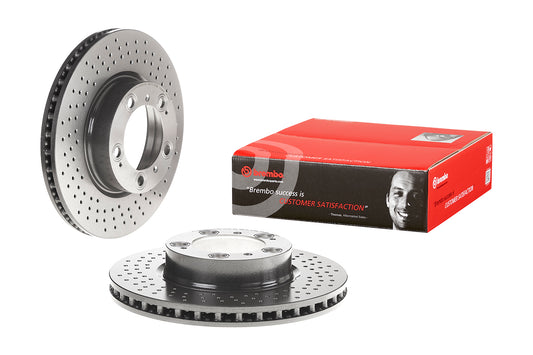 Par Discos Brembo DF-1361-BMO Porsche