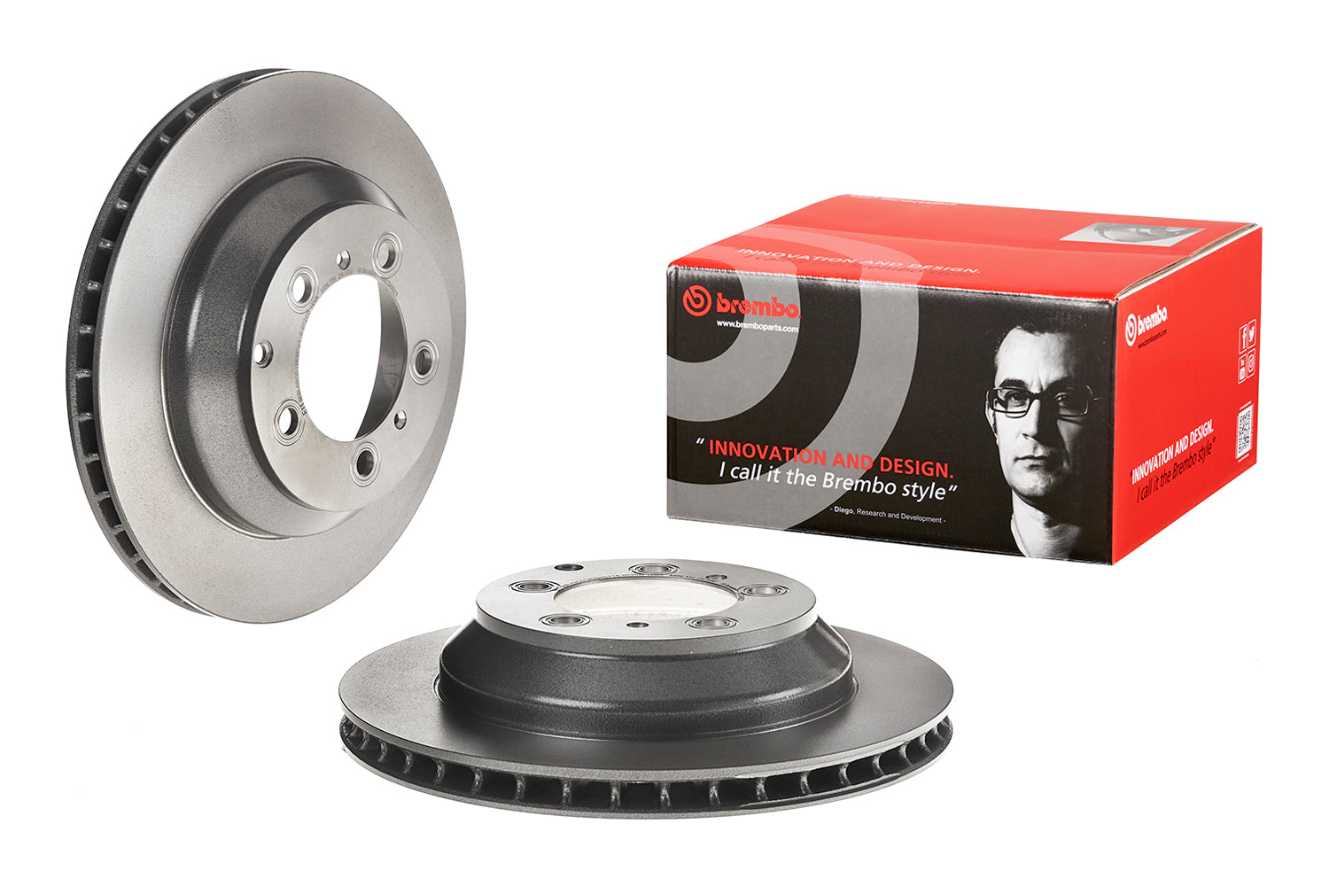 Par Discos Brembo DF-1412-BMO Porsche