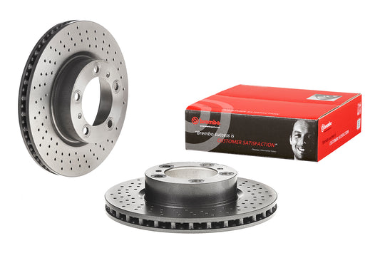 Par Discos Brembo DF-1364-BMO Porsche