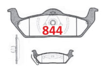 Pastillas GTX Silver Ceramic PF-SC-D-1012-GTX Ford