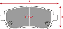 Pastillas GTX Silver Ceramic PF-SC-0503-GTX Ford