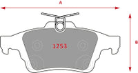 Pastillas GTX Silver Ceramic PF-SC-D-1564-GTX Ford