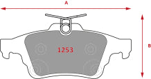 Pastillas GTX Silver Ceramic PF-SC-D-1564-GTX Ford